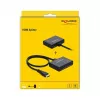 DELOCK HDMI-splitter 1 x HDMI in > 2 x HDMI out 4K 60 Hz