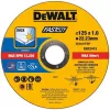 DeWalt DT20540-QZ Metal Target Inox doorslijpschijven 125 x 1,0 mm, verpakking van 100