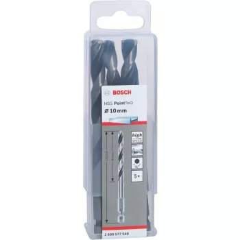 HSS PointTeQ metaalboor-set 5-delig 10 mm zeskantschacht lengte 133 mm