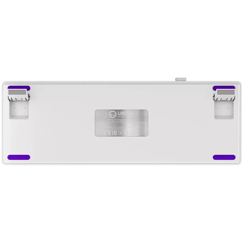 LORGAR KBP70MW, draadloos 65% mechanisch gaming-toetsenbord Pro, wit, EN-layout