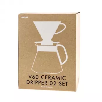 Papieren koffiefilters HARIO voor ronde HARIO-koffiemachine, 100 stuks, wit