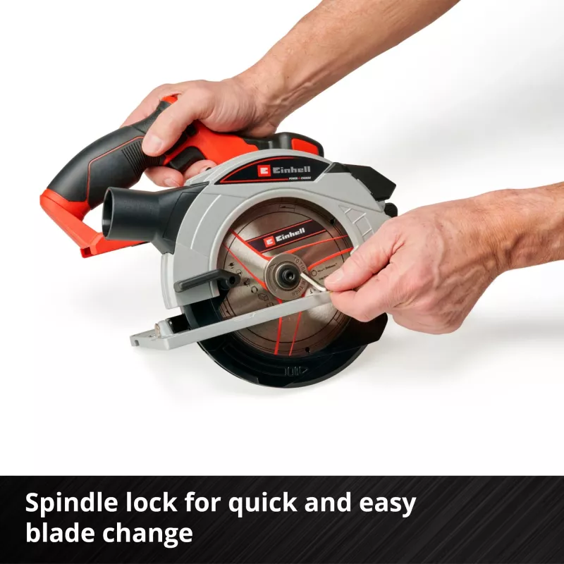 Einhell TE-CS 18/165-1 Li - Solo 16,5 cm zwart, rood, zilver 4200 t/min
