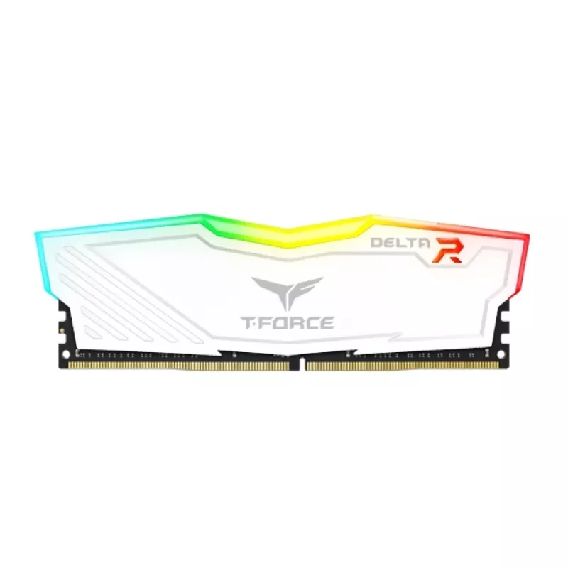 DIMM 16 GB DDR4-3600 (2x 8 GB) dual-kit, geheugen wit, TF4D416G3600HC18JDC01, Delta RGB, INTEL XMP
