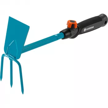 Gardena 08915-20 - schoffel - trapeziumvormig - staal - blauw - zwart/oranje (08915-20)