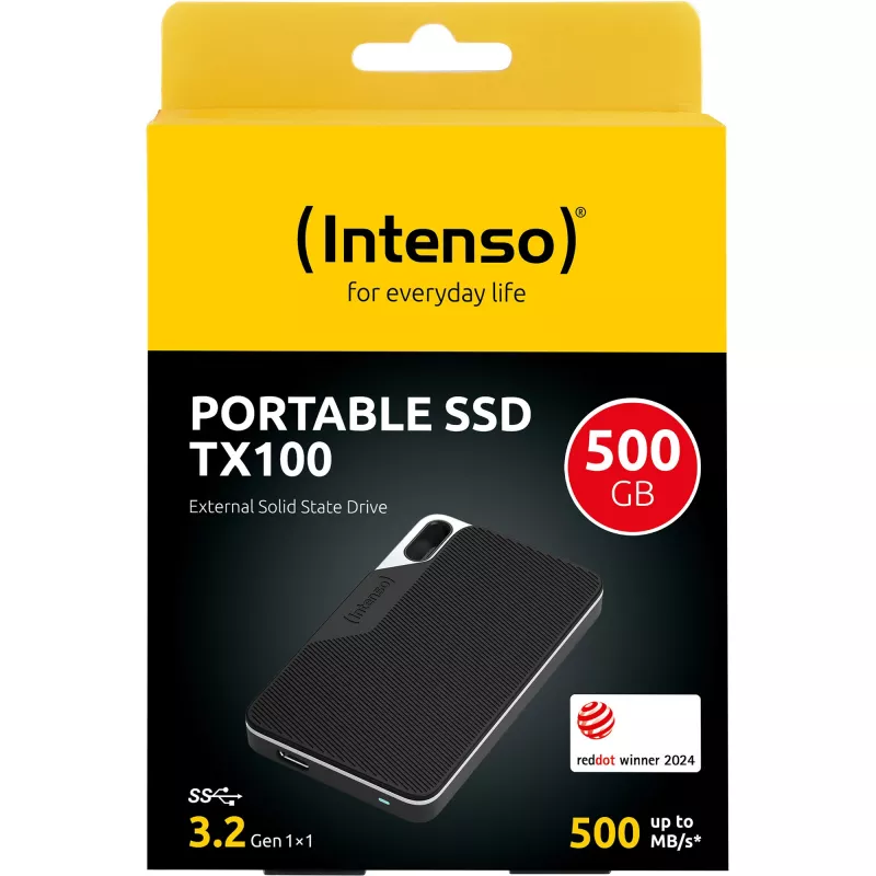 SSD Intenso 500 GB extern USB Type-C 3.2 Gen 1 TX100