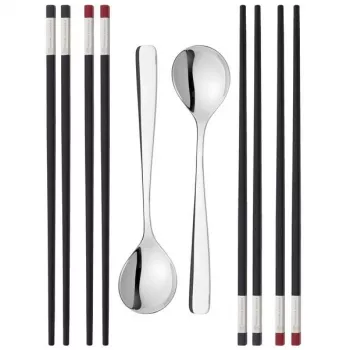 Eetstokjesset ZWILLING 39180-001-0 zwart RVS