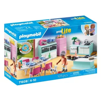 Keuken Playmobil My Life Kitchen 71608 veelkleurig kunststof 4-10 jaar