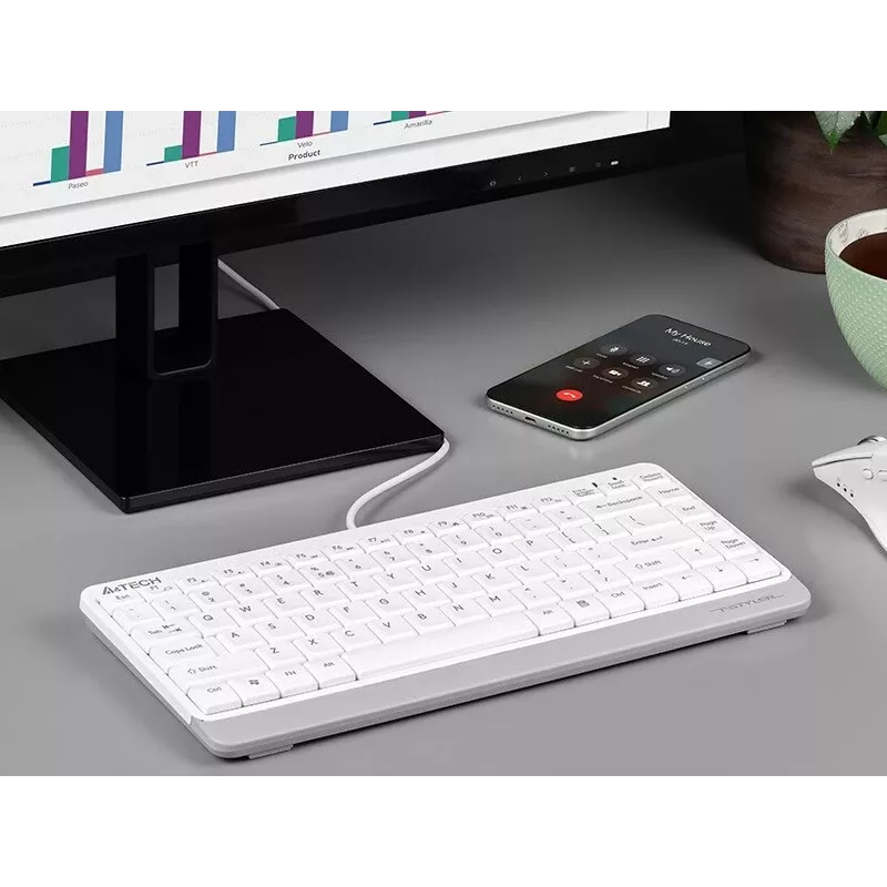 Toetsenbord A4Tech FSTYLER FK11 wit A4TKLA47119 (A4TKLA47119)