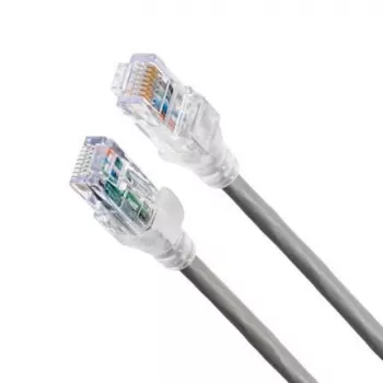 Netwerk-patchkabel Belden 10GX Cat6a U/UTP LSZH 3 m RJ-45 naar RJ-45, nikkel/goud contacten, grijs