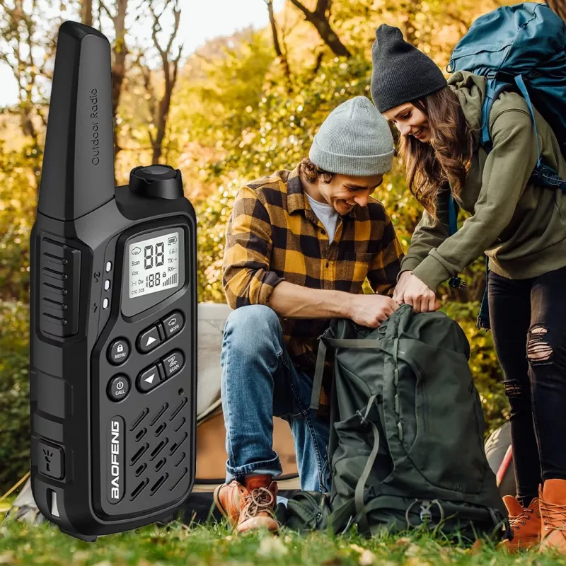 Walkietalkie Baofeng BF-T25E zwart, 2 stuks
