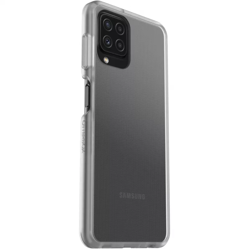 React + Trusted Glass transparante beschermhoes + displaybescherming voor Samsung Galaxy A22
