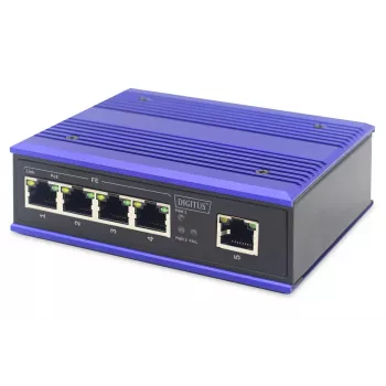 Unmanaged switch Digitus DN-650107 4 poorten Fast Ethernet PoE
