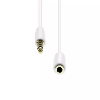4-pins slank verlengkabel ProXtend M4EXS-015W 15 m wit