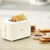 Jata JETT1048 broodrooster, 2 sleuven, 750 W, 6 roosterstanden, wit