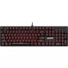 Mechanisch toetsenbord DEFENDER QUEST GK-596 — RGB-achtergrondverlichting, anti-ghosting, bedraad, compacte layout