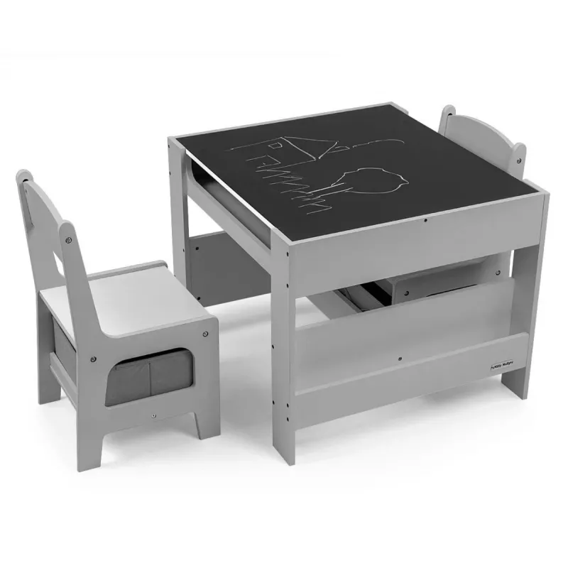 Kindermeubelset Milly Mally Sven grijs 5489 — compacte set in grijs