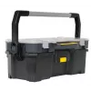 Stanley 1-97-514 klein onderdelen-/gereedschapskist zwart, transparant