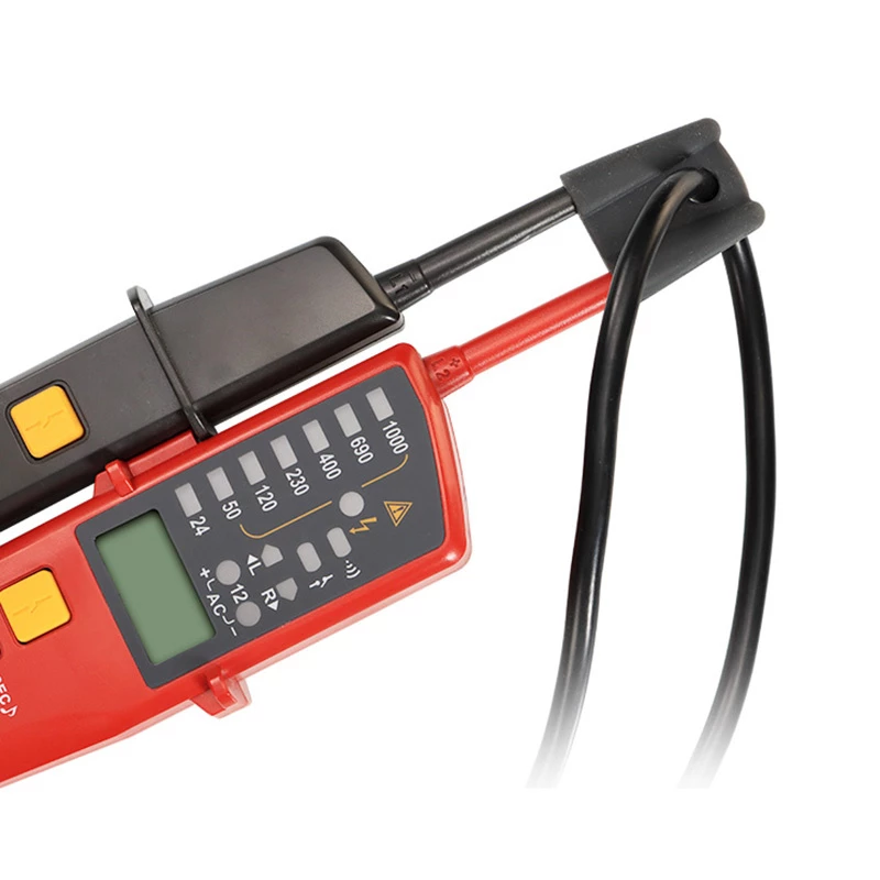 Spanning- en doorgangstester Unit UT18E met LCD-display en contactloze spanningsdetectie