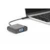 DIGITUS DA-70853 USB-C-naar-VGA-adapter, Full HD 1080p, zwart