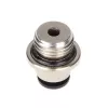 aqua computer Aansluiting recht G1/4 inch buitendraad op 6 mm ID - Zilver