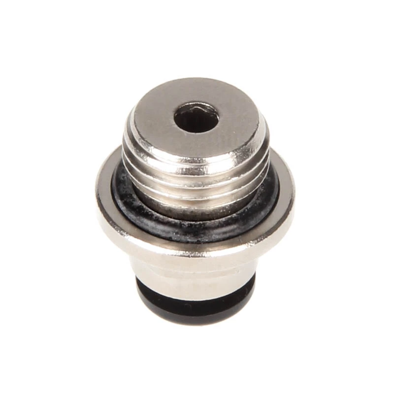 aqua computer Aansluiting recht G1/4 inch buitendraad op 6 mm ID - Zilver