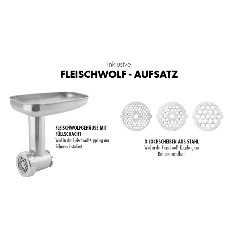 Gastroback 42827 Design Advanced Digital keukenmachine, 600 W, 5 l