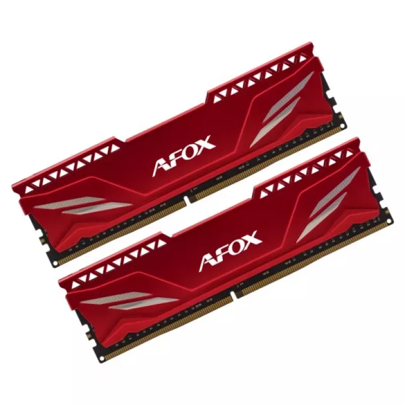Desktop DDR4 RAM AFOX 2×16GB 3200MHz CL16 1,35V unbuffered XMP2 rood