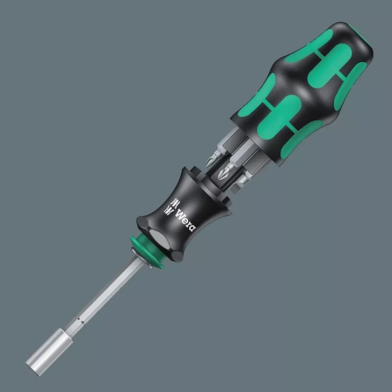 Wera 6-delig KK28 Kraftform kompakt bit-houderschroevendraaier-set