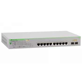 Allied Telesis GS950/10PS managed Gigabit Ethernet (10/100/1000) Power over Ethernet (PoE) groen, grijs