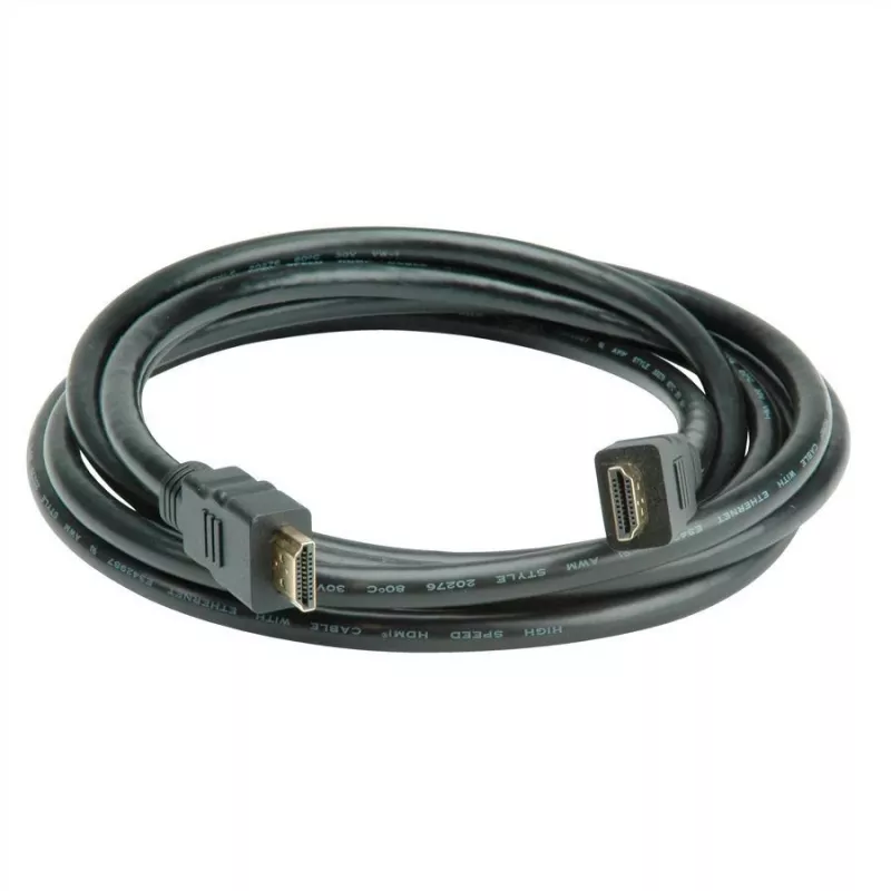 VALUE - HDMI met ethernetkabel - HDMI (M) naar HDMI (M) - 1 m - dubbele isolatie (11.99.5901)