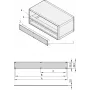 SCHROFF PART.FRONT PANEL 1U 84HP - rackaccessoire (20850426)