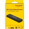 SSD-behuizing DeLOCK 42615 Zwart M.2