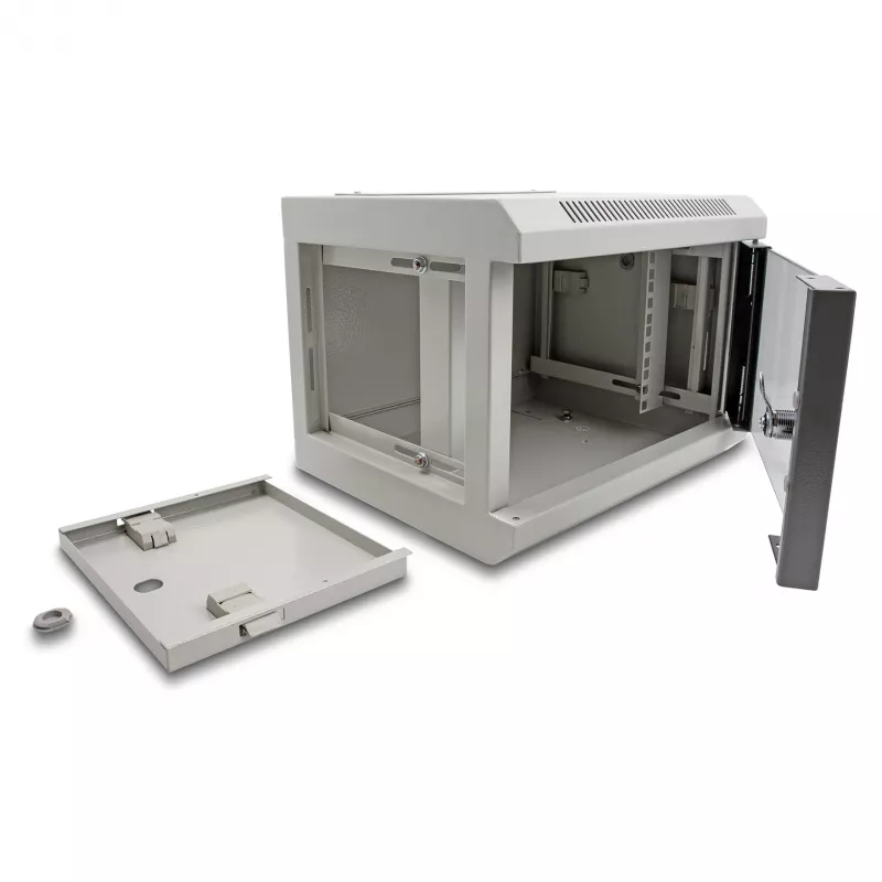 Wandgemonteerde kast DeLOCK 10 inch netwerkkast 4U grijs