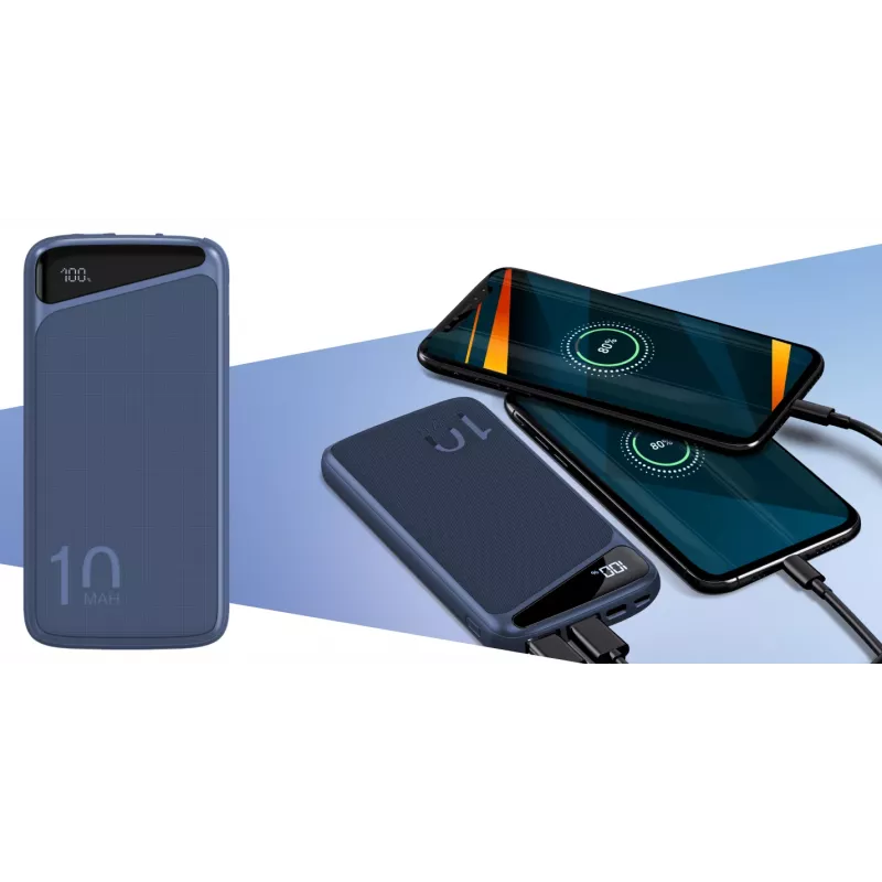 Draagbare powerbank Navitel PWR10 MX BLAUW 10000 mAh