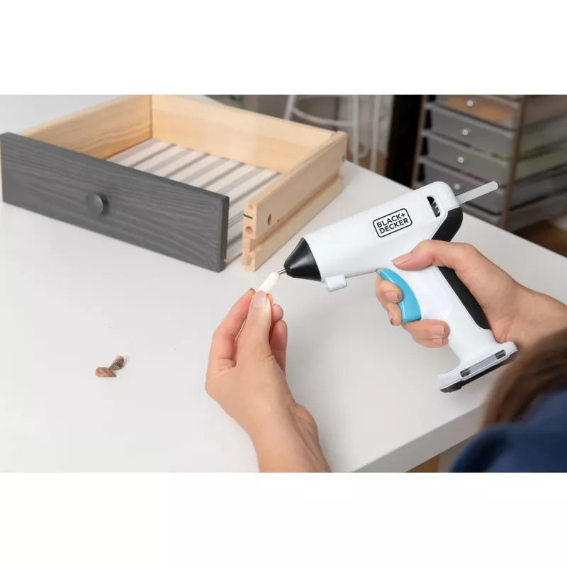 Black+Decker BCGL115-XJ lijmpistool 3,6 V oplaadbare accu USB-C-laadkabel 1 (BCGL115-XJ)