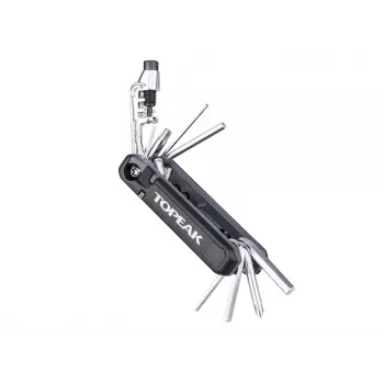 Multitool Topeak Hexus X zwart roestvrij staal 90mm