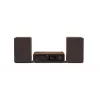 Pure Classic Stereo HiFi-audiosysteem 100W DAB+ Bluetooth Wi-Fi CD zwart walnoot