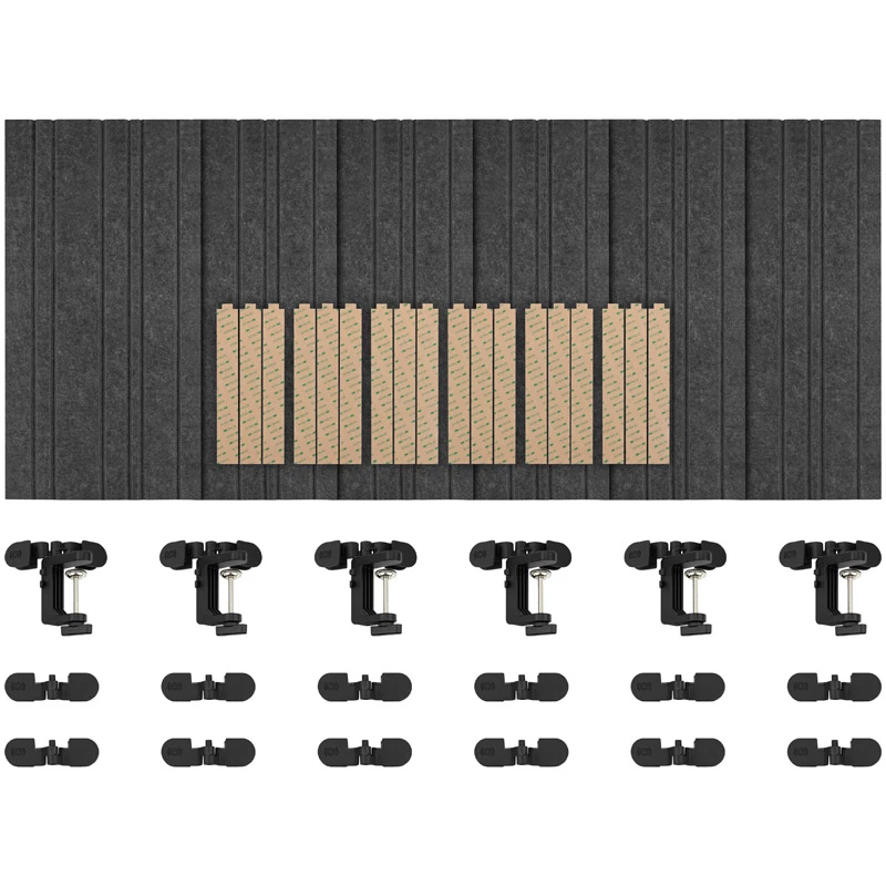 Streamplify ACOUSTIC PANEL - 6-pack, grijs