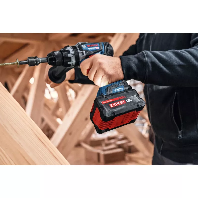 Bosch EXPERT 18V Starterset met 2 accu's en oplader in L-BOXX
