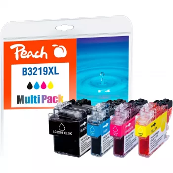 Peach PI500-245 inktpatroon 4 stuks zwart, cyaan, magenta, geel