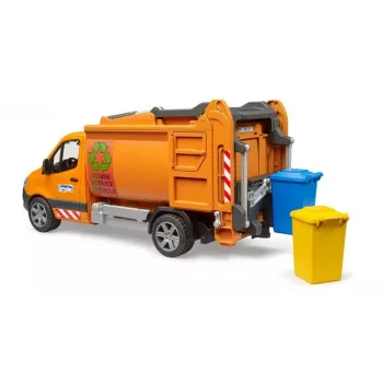 BRUDER modelvoertuig MB Sprinter vuilniswagen BR-02682, schaalgetrouwe speelgoedreplica