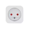 Slim stopcontact SAVIO AS-01 16A Wi-Fi 2,4 GHz, stekker type E/F, 220–240 V, 3680 W, wit