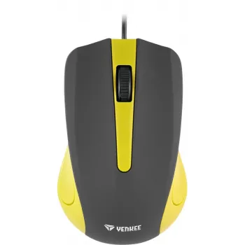 USB bedrade muis, 3 knoppen, rubberachtig oppervlak