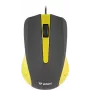 USB bedrade muis, 3 knoppen, rubberachtig oppervlak