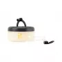 Lichtsnoer RealPower 492880 LED warmwit, op batterij, 8 m, zwart