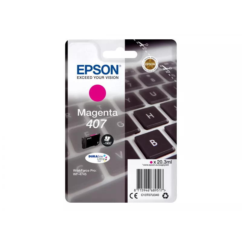 Inktcartridge Epson C13T07U340 magenta High (XL) Yield voor WF-4745 Series