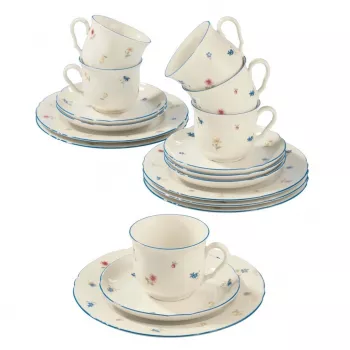Koffieservies voor 6 SELECT Marie‑Luise 001.727512 porselein – servies voor zes, kopjes en schoteltjes