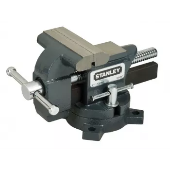 Bankschroef STANLEY 1-83-065 — Gietijzer, 10 cm bekopening, 85 mm diepte, 6 kg