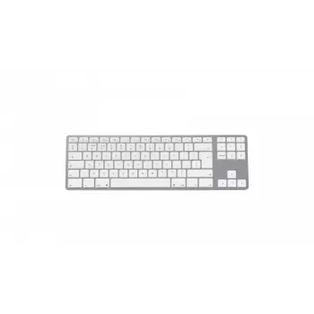 Toetsenbord Matias FK408BTS-UK Bluetooth tenkeyless aluminium zilver — UK-layout