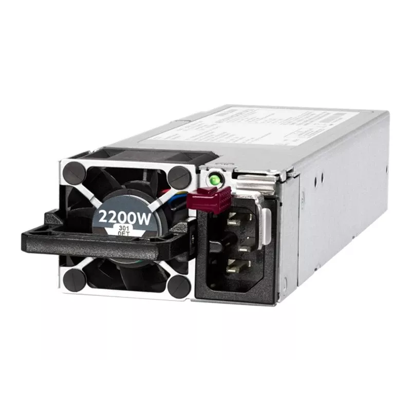 Hewlett Packard Enterprise HPE - voeding hot-plug (steekmodule) - Flex Slot - 80 PLUS Titanium - AC 200/240 V (P44712-B21)